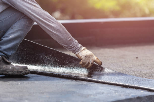 Professional Exterior Waterproofing technician working in Montville, NJ